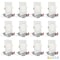 Nuwatt 6" Square Ceiling Light Ultra Thin LED Recessed Lighting 5CCT 2700K/3000K/3500K/4000K/5000K 6 PK NW-P-SQDL-6-15W-5CT-WH-12P - alternate 1